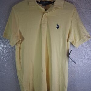 Polo by Ralph Lauren Men's Yellow Polo Shirt